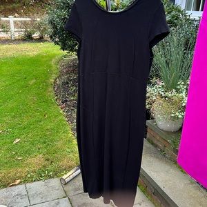 Felicity and Coco body con dress with brass zipper detail down the back